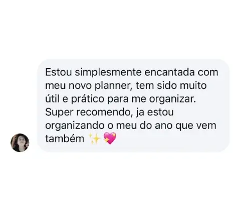 Depoimento real do Instagram